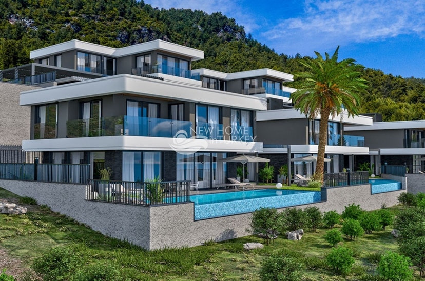 Ylellinen 4+1 Huvila upeilla näkymillä, Alanya-Bektas