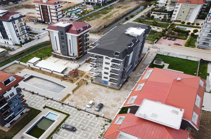 Imponerende 1+1 lejlighed med hav- og bjergudsigt, Alanya-Kestel
