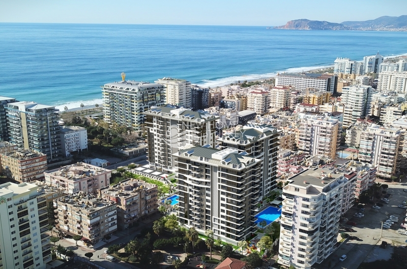 Luxury 2+1 Apartment with Sea and Mountain Views in Mahmutlar