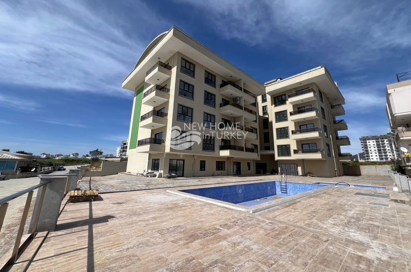 Luxus 1+1 Wohnung mit Meerblick in Payallar, Alanya