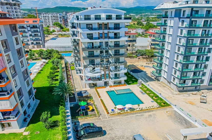Luxuriöse 3+1 Wohnung mit Bergblick, Alanya - Avsallar