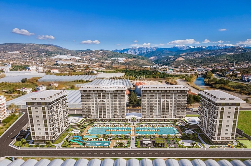 Luksus 1+1 Lejlighed med Udsigt i Demirtas, Alanya