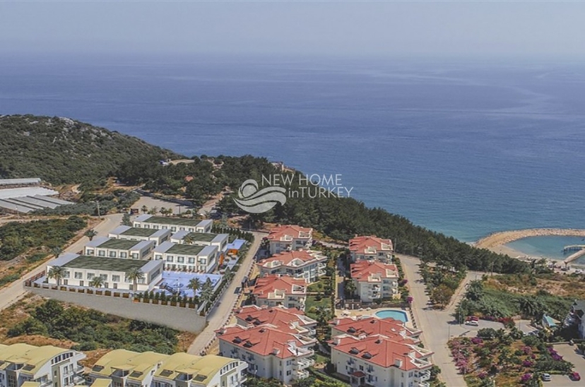 Luksuriøs 2+1 Lejlighed med Hav- og Slotsudsigt, Alanya - Konakli