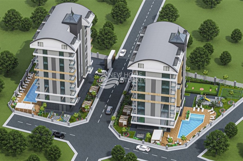Luxury 1+1 Apartment with Castle and Mountain Views