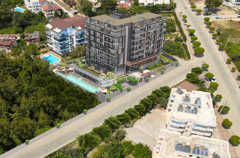 Luxuriöse 1+1 Wohnung mit Meerblick und Bergblick