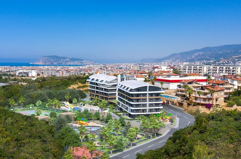 Scenic view apartments in a new complex