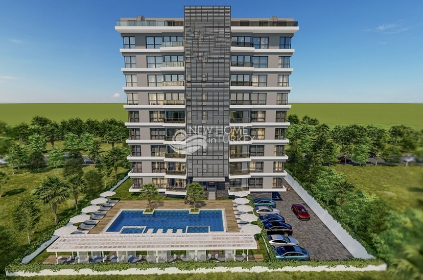 Luxury Mountain View 1+1 Apartment, Alanya Mahmutlar