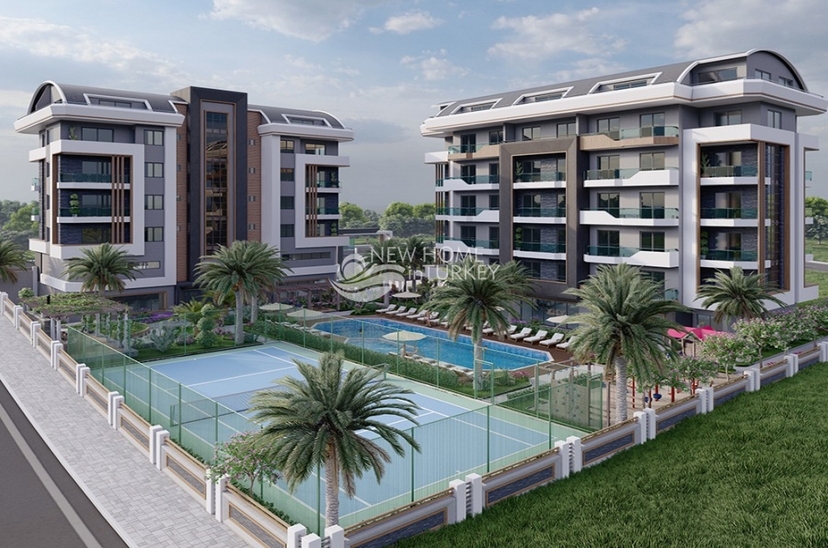 Luxurious apartments in Alanya close to the sea