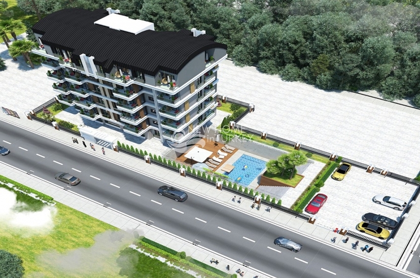 Modernly designed apartments in Alanya