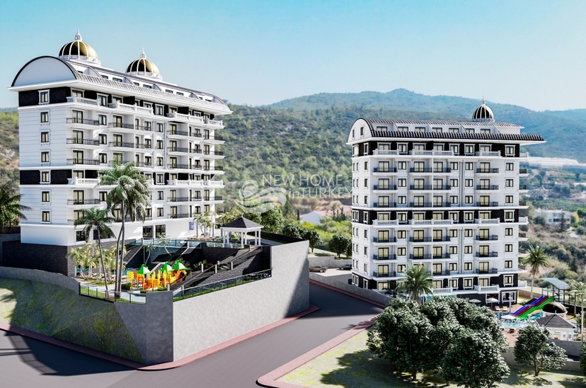 Luxury 1+1 Apartment with Sea and Mountain Views, Alanya - Demirtas