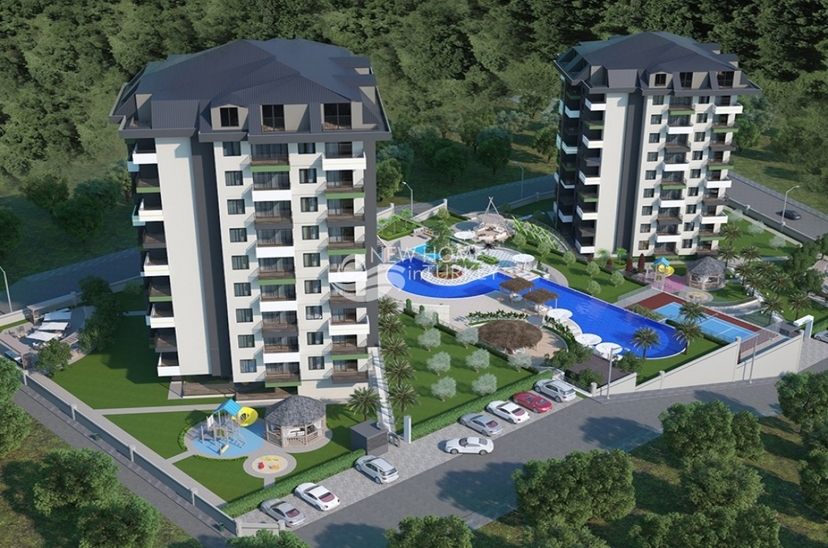 Brand new project in progress in Alanya