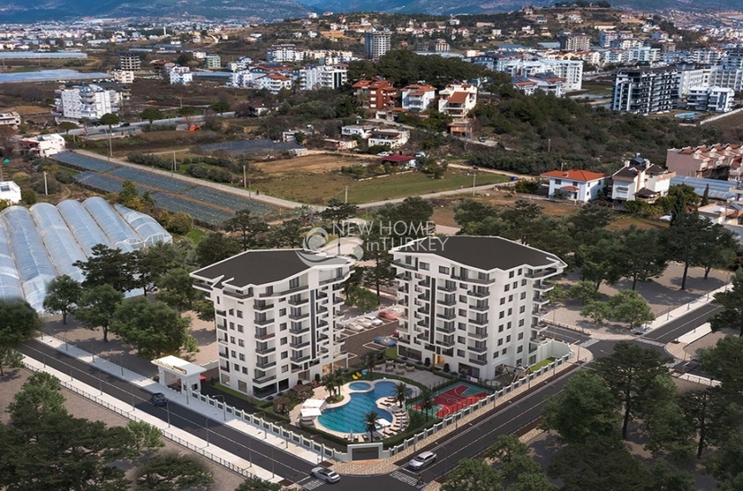 Uniquely new project in Alanya