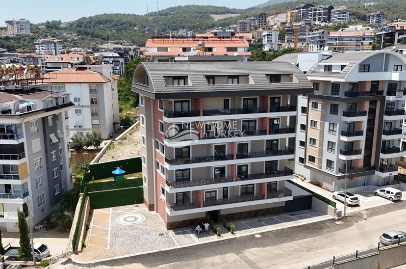 Modern 1+1 lägenhet med bergsutsikt, Alanya - Oba