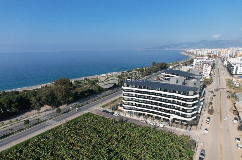 Luxuriöse 1+1 Wohnung mit Meerblick und Bergblick, Alanya - Kargicak