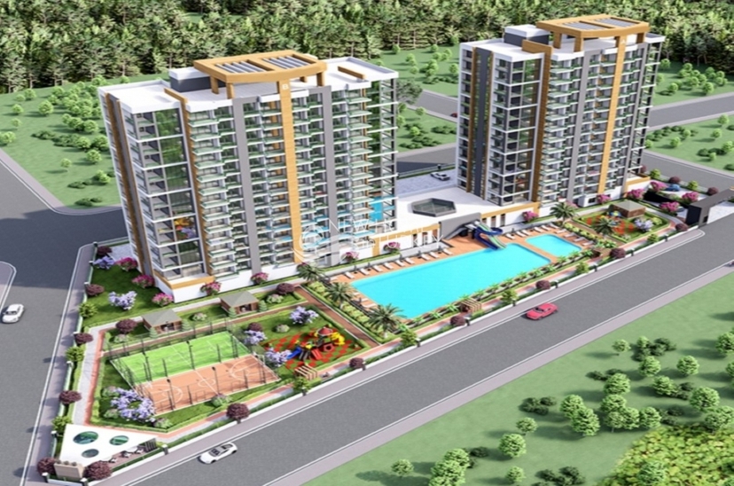 Peaceful retreat in modern design new project in Mersin