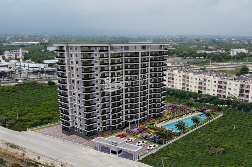 Luxury 1+1 Apartment with Sea and Mountain Views in Mersin-Arpaçbahşiş