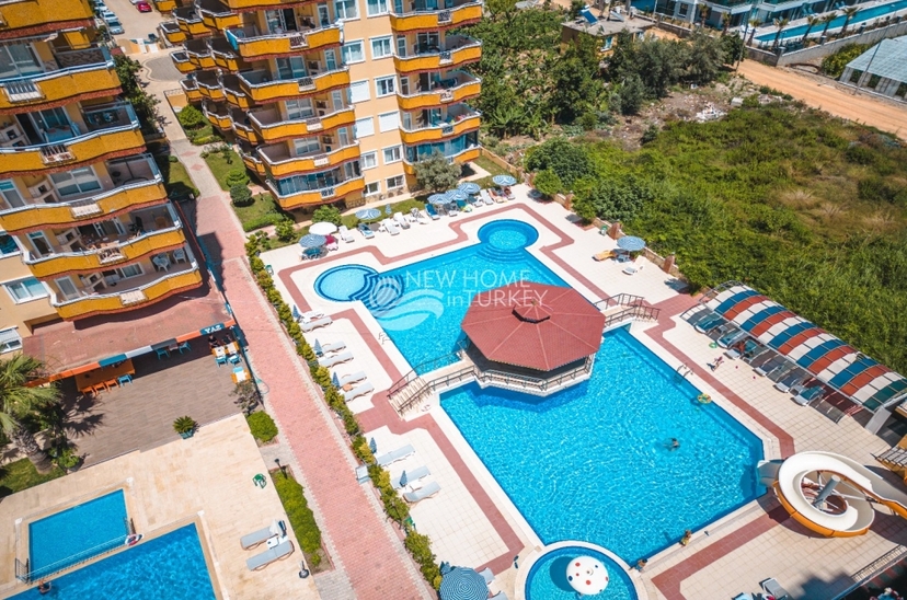 Lovely furnished 2-bedroom apartment with a sea view in Mamhutlar