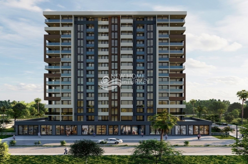 Luxury 2+1 Apartment with Sea, Castle and Mountain Views in Mersin-Tece