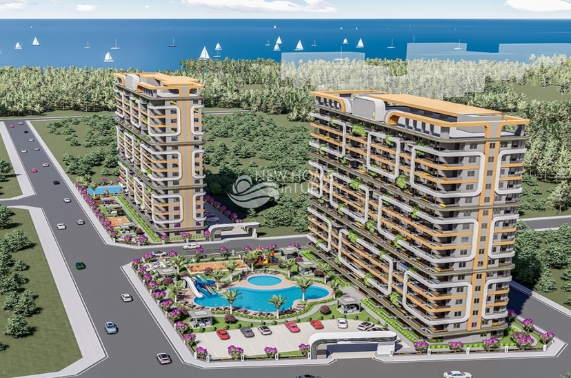 Exclusive residential project with attractive modern design in Mersin