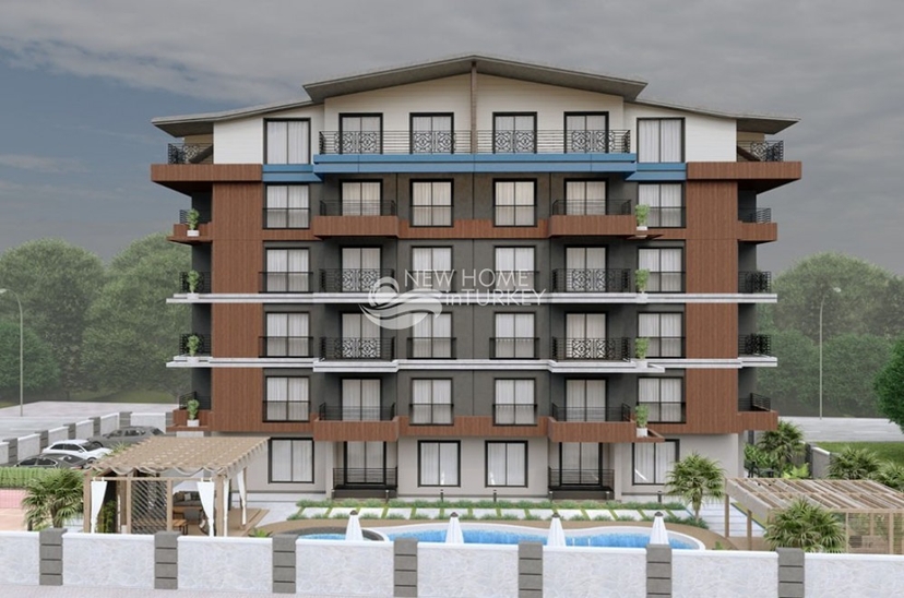Luksus 1+1 Lejlighed med Bjergudsigt, Alanya - Gazipasa