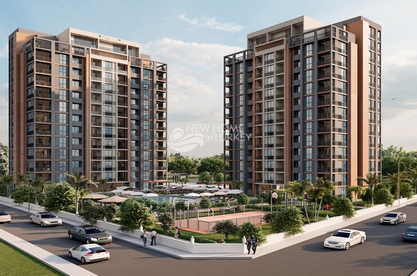 Luxurious 2+1 Apartment with Sea and Mountain Views in Mersin
