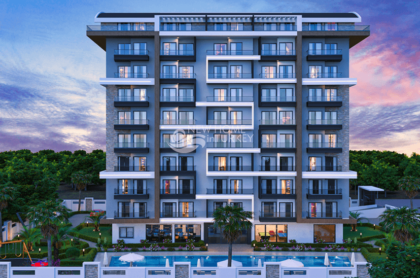 Sea view apartments in a promising area of Payallar