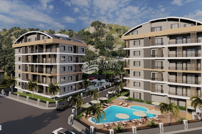 Luxury project with various layouts in Ciplakli 