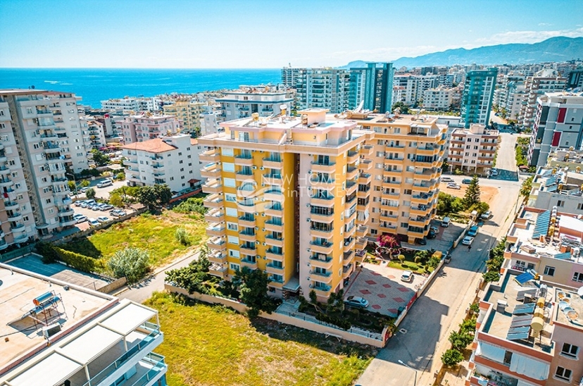 Fantastisk 2+1 lägenhet med havs- och slottsvyer, Alanya - Mahmutlar