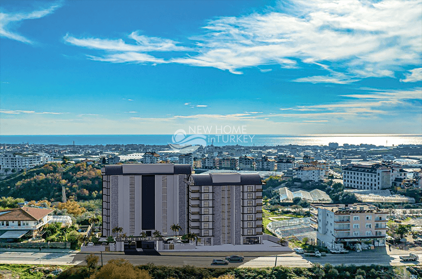 Luxury project with sea view apartments in Payallar district