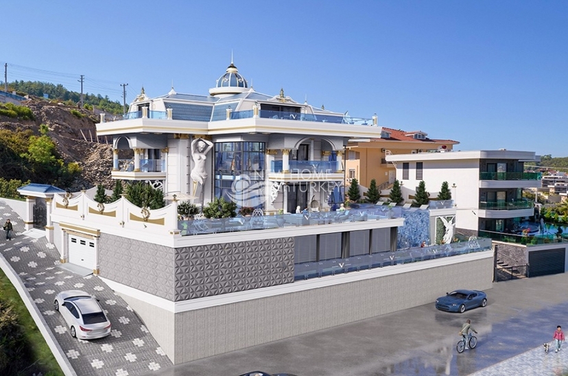 Furnished villa 5+1 with the possibility of obtaining citizenship in Alanya