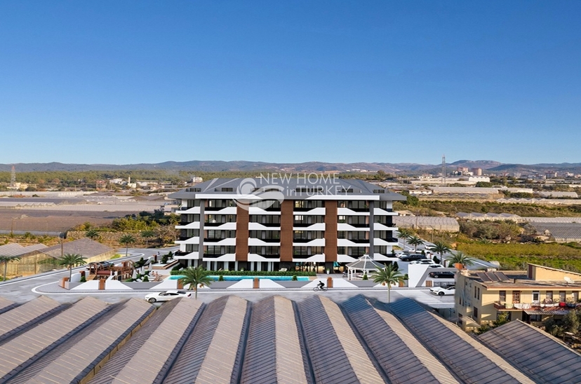 Project under construction in Payallar-Alanya area