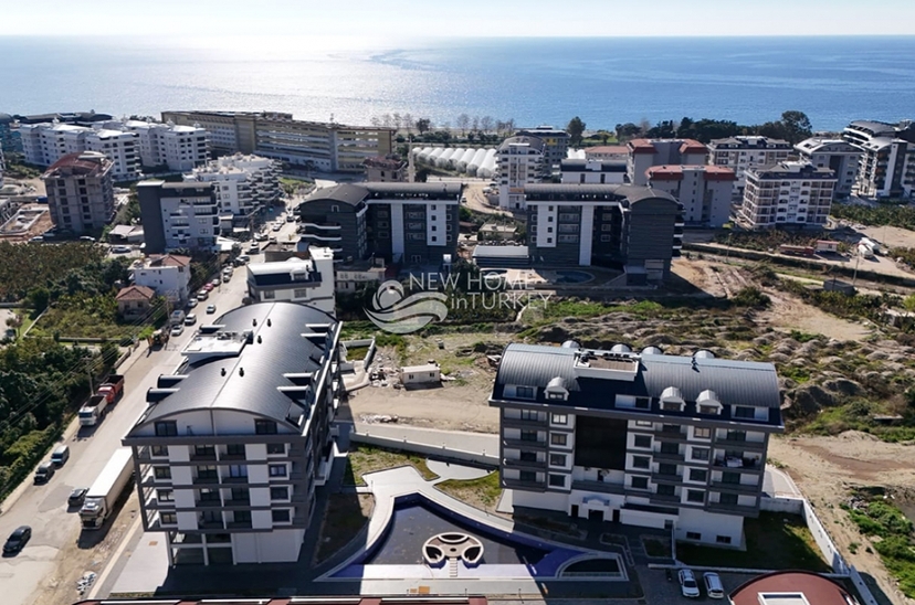 Luxuriöses 2+1 Apartment mit Bergblick, Alanya - Kargicak