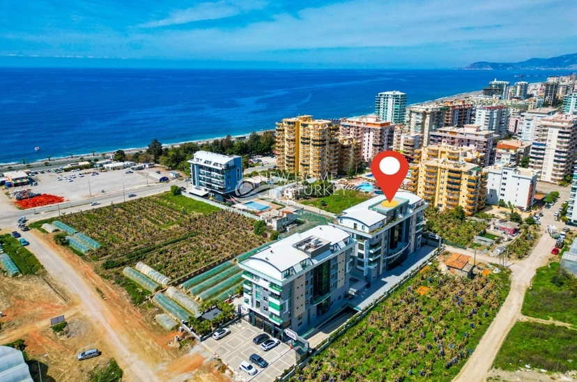 Luxury 2+1 Apartment with Sea, Castle, and Mountain Views in Kargicak