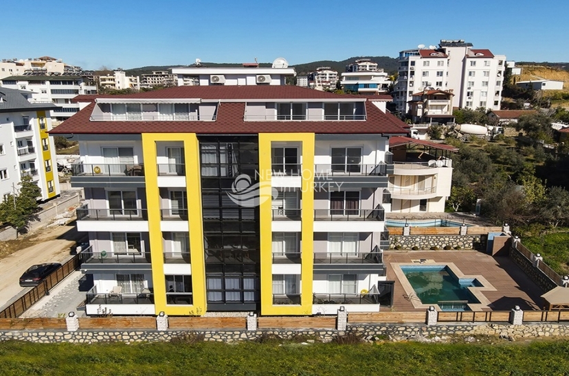 Luksuriøs 1+1 Leilighet med Slotts- og Fjellutsikt, Alanya - Avsallar
