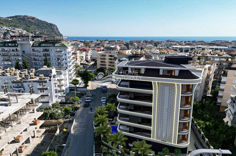 Luxury 2+1 Apartment with Castle and Mountain Views