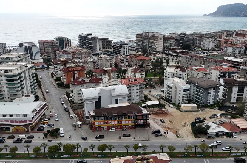 Luxuriöses 1+1 Apartment mit Burg- und Bergblick, Alanya Oba