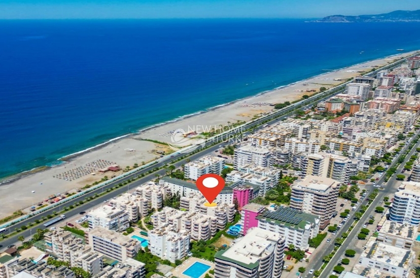 Lækker 2+1 Lejlighed med Hav- og Slotsudsigt i Mahmutlar, Alanya