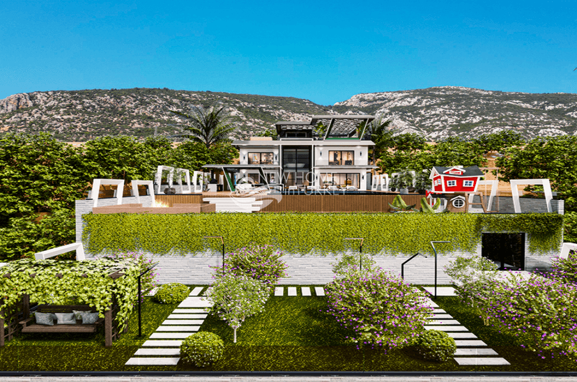 Luxurious 5+1 Villa with Stunning Views in Alanya - Kestel