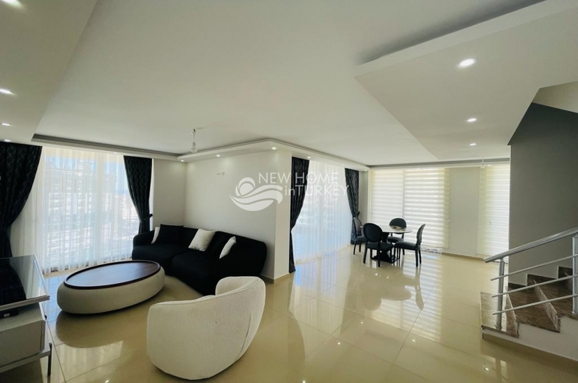 Luxurious 2+1 Apartment with Sea and Mountain Views