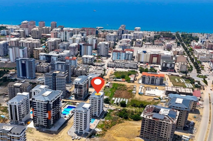 Moderni 1+1 asunto vuorinäköalalla, Alanya - Mahmutlar