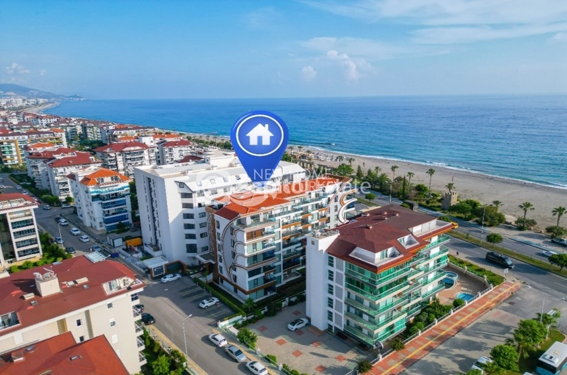 Luxury 1+1 Garden Floor Apartment with Mountain View and Beachfront Access