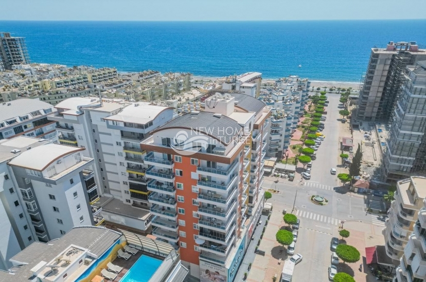 Luxuriöse 3+1 Wohnung mit Meerblick und Bergblick, Alanya - Mahmutlar