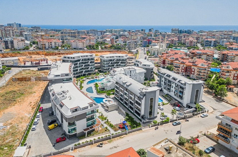 Luxury 1+1 Apartment with Mountain View in Oba, Alanya