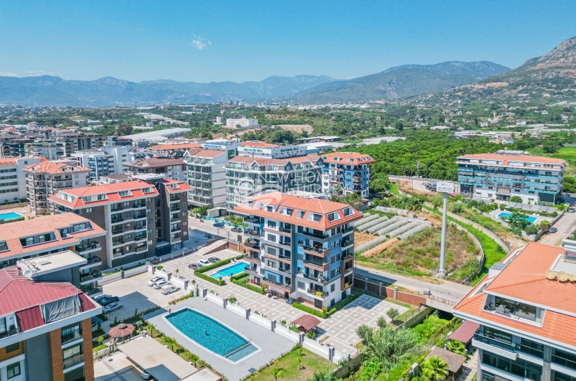 Moderne 1+1 Lejlighed med Bjergudsigt i Kestel, Alanya