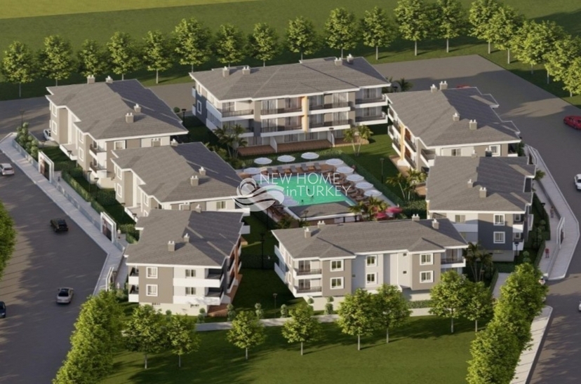 Luxurious 1+1 Apartment with Pool in Evrenseki