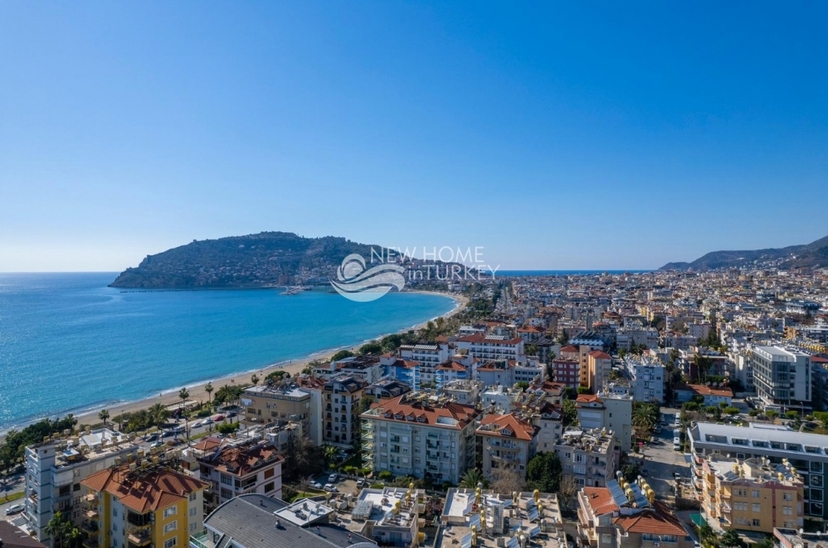 Bjergudsigt 1+1 Lejlighed i Alanya Bycenter
