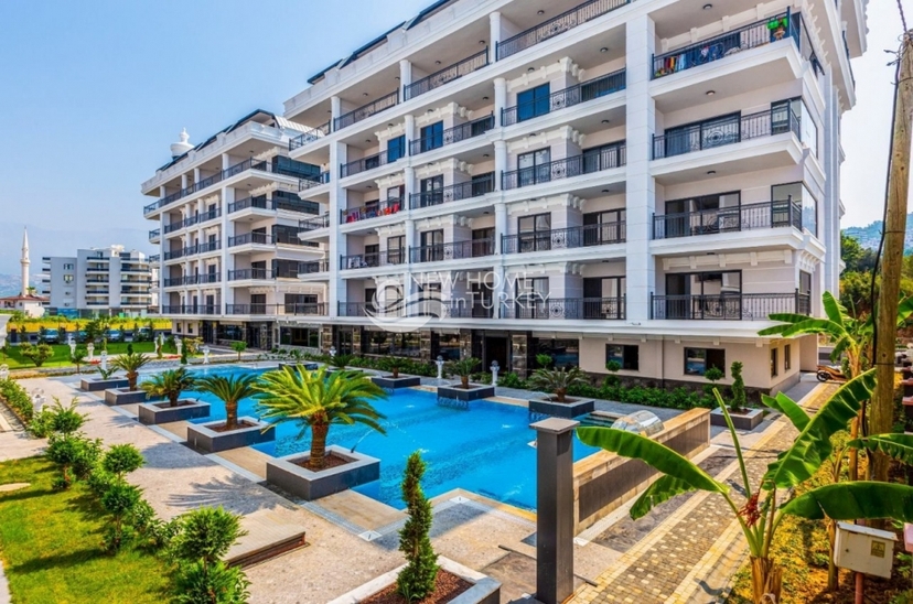 Luksus 2+1 Lejlighed med Hav- og Bjergudsigt, Alanya - Kargicak