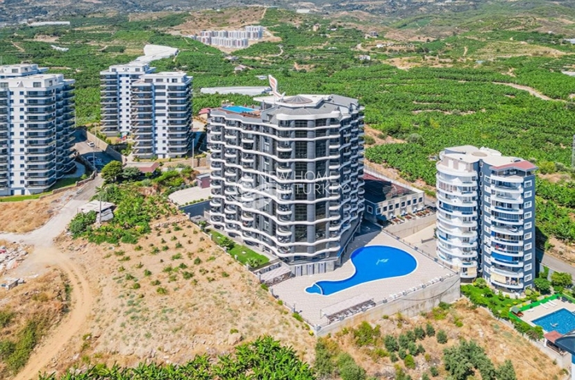 Luxury 2+1 Apartment with Mountain View in Mahmutlar