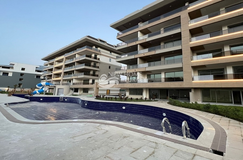 Luksus 3+1 Haveetage med Bjergudsigt, Alanya - Kestel