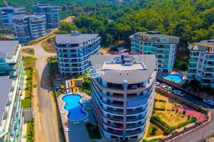 Luxurious 3+1 Apartment with Mountain View in Kargicak